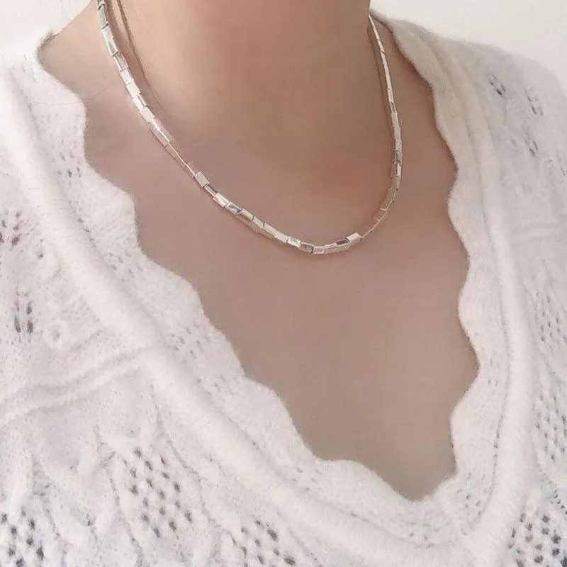 Trend Couples Elegant Charming Creative Glossy Geometric Jewellery Necklace