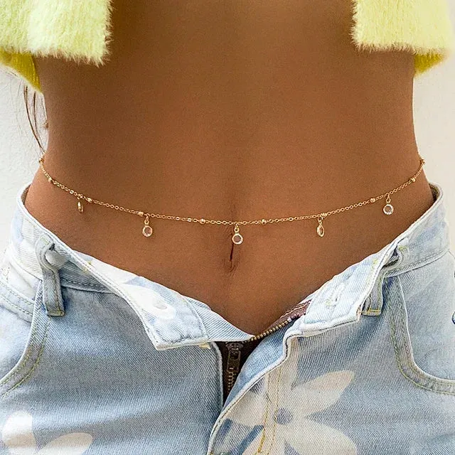 Trendy Double Layer Pearl Butterfly Chain