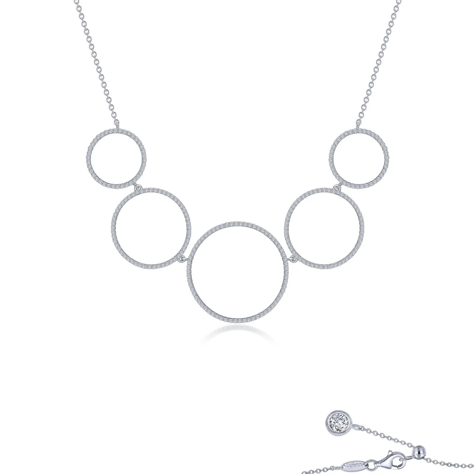 Trendy Five-Circle Necklace N0296CLP20