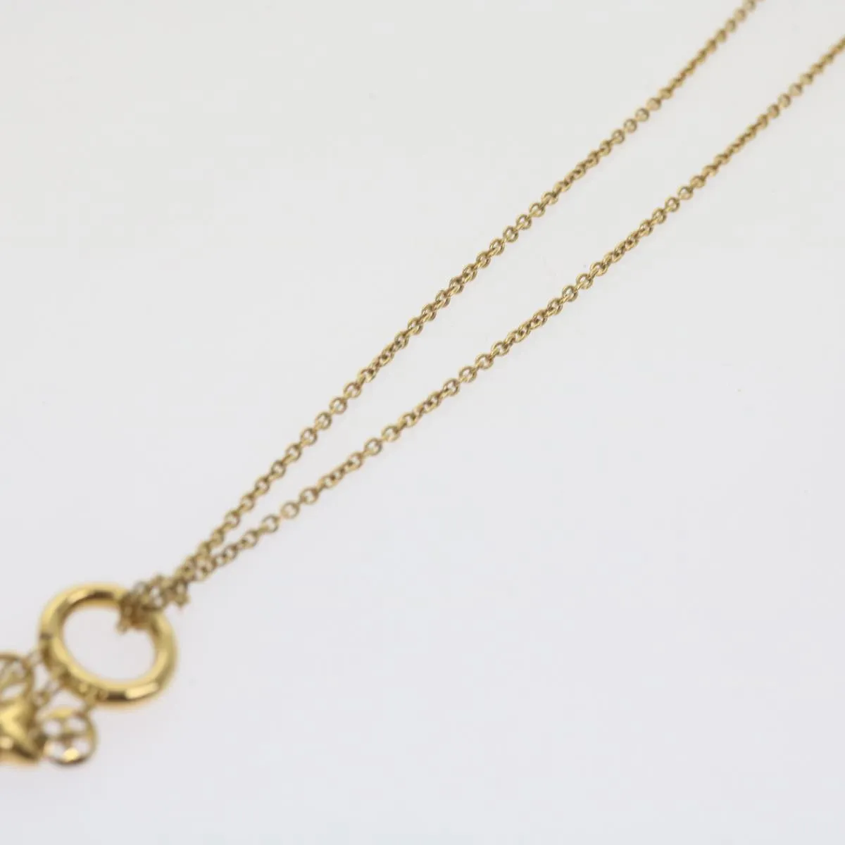 Trendy Inspired Louis Vuitton Koriemai Blooming Strass Necklace Gold Tone M00592 Lv Auth Ep2501