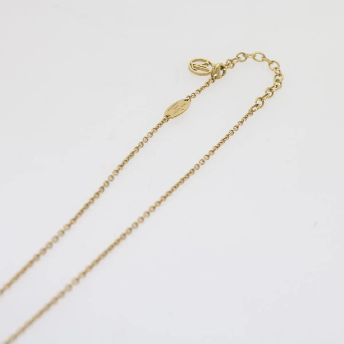 Trendy Inspired Louis Vuitton Koriemai Blooming Strass Necklace Gold Tone M00592 Lv Auth Ep2501