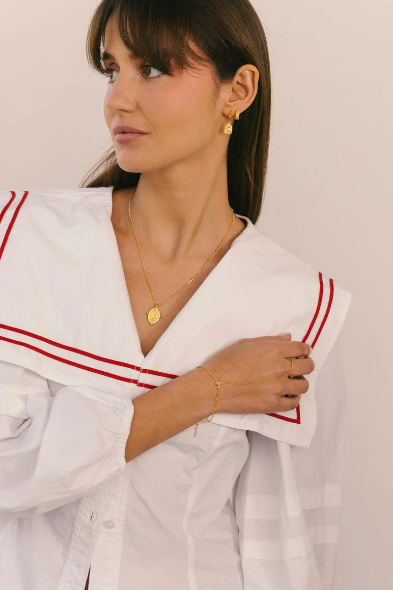 Vida A Lisboa Necklace Gold Plated