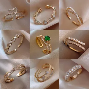 Vintage-Inspired Open Rings | Elegant Jewelry