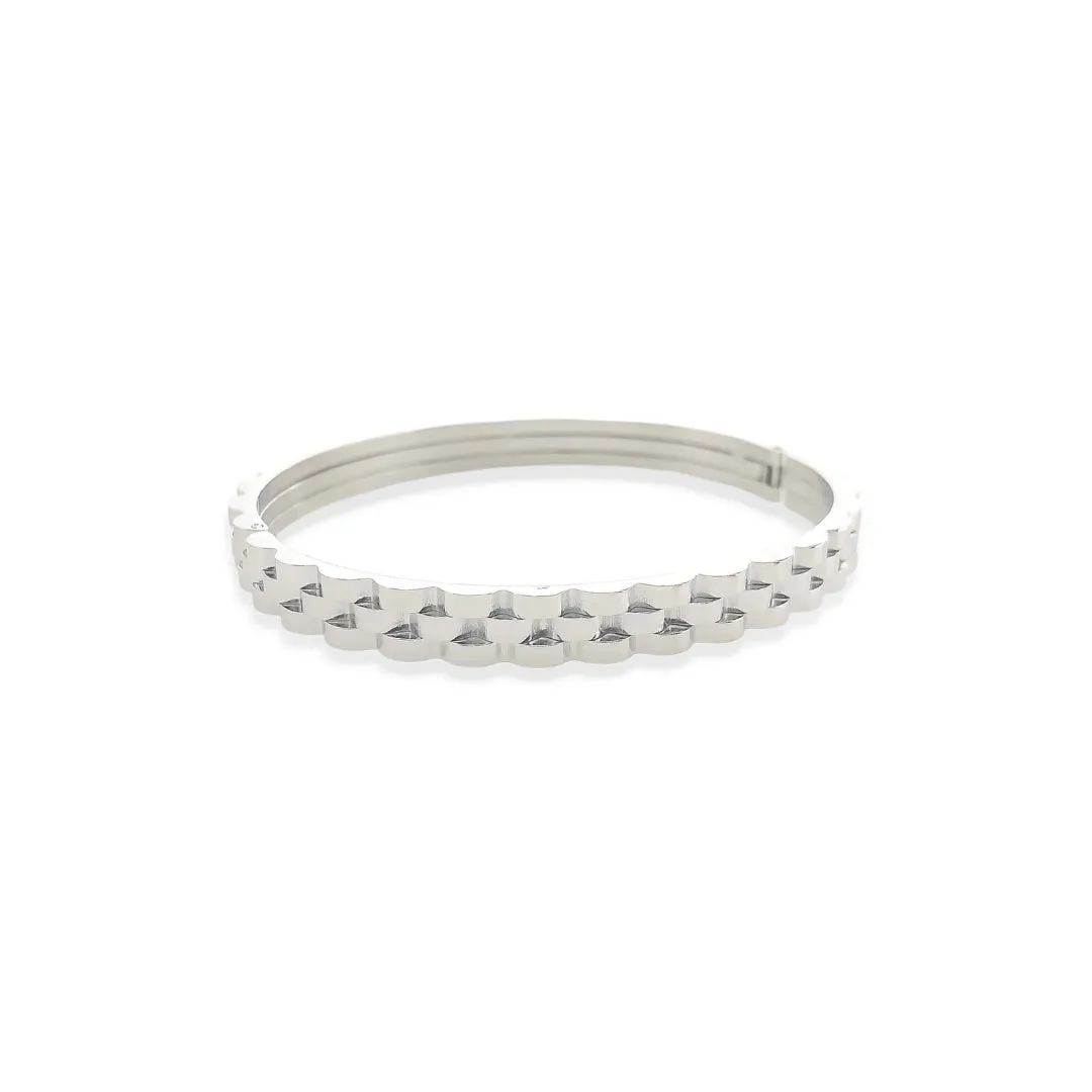 Watch Band Cuff, Silver
