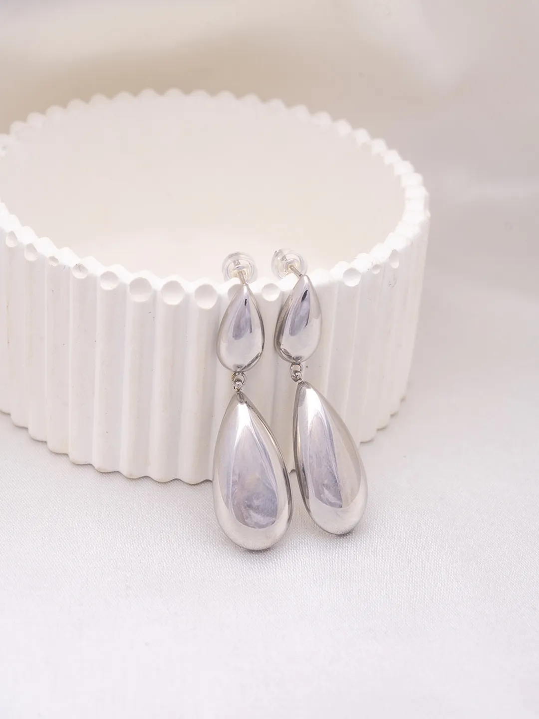Waterdrop Earrings Silver