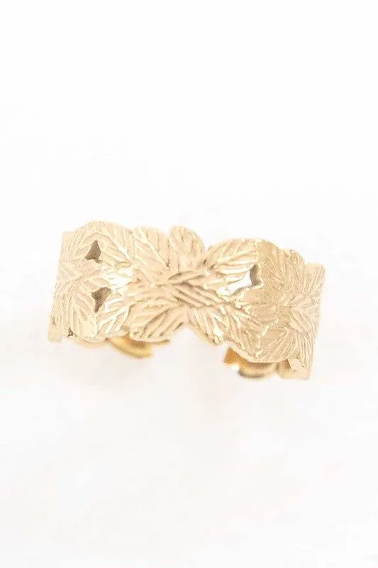 Wreath Adjustable Ring