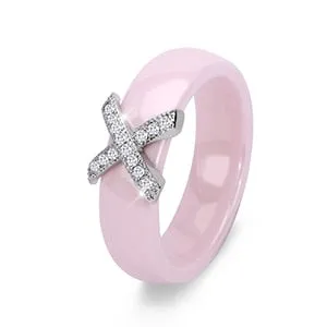 X Cross Ceramic Rings