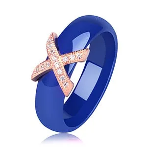 X Cross Ceramic Rings
