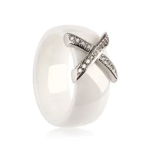 X Cross Ceramic Rings