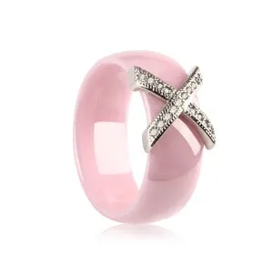 X Cross Ceramic Rings
