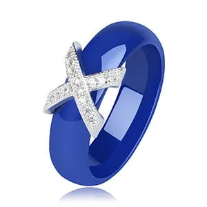 X Cross Ceramic Rings
