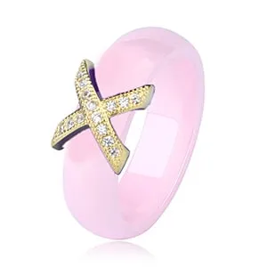 X Cross Ceramic Rings