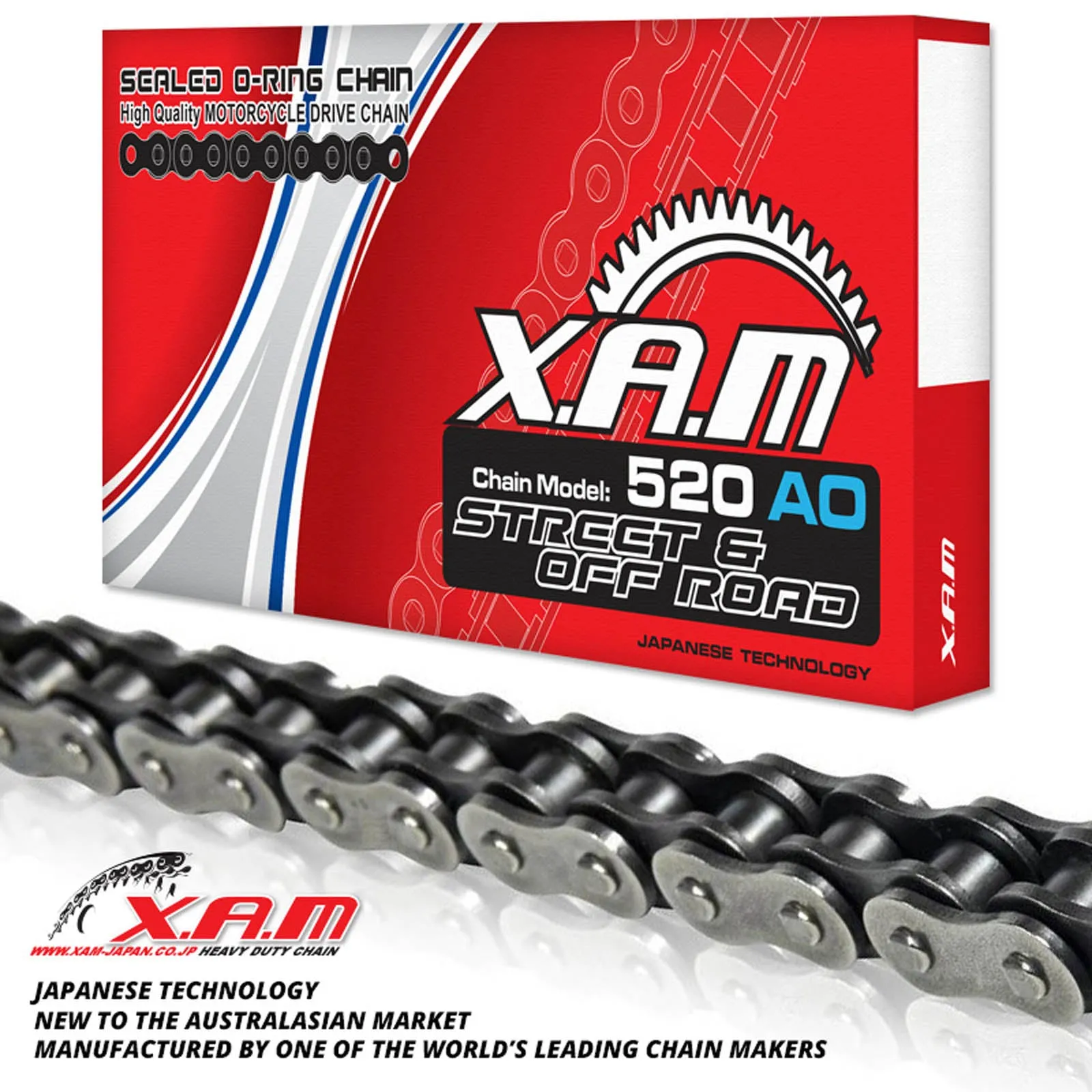 XAM 520AO O-RING CHAIN